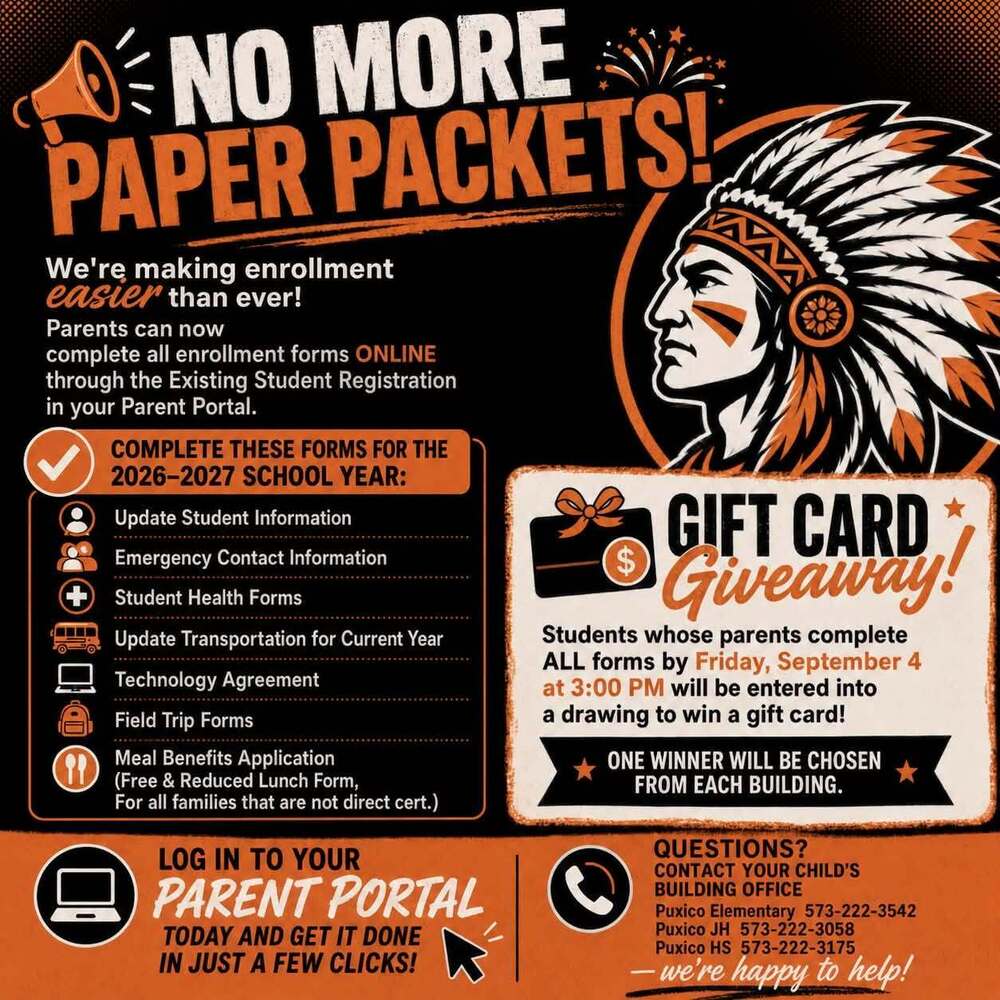 No more paper packets
