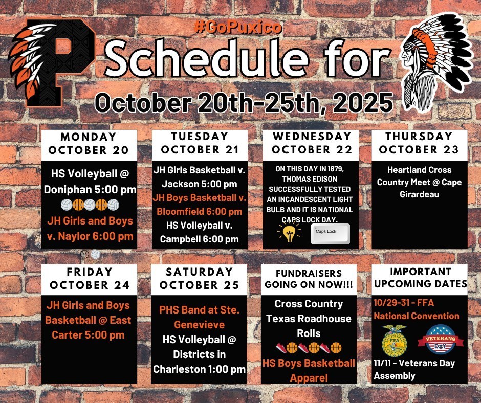 Weekly Schedule
