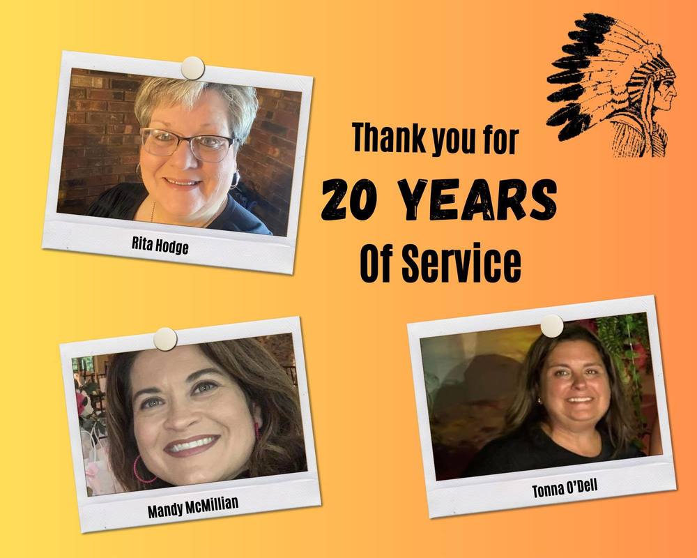 20 years of service