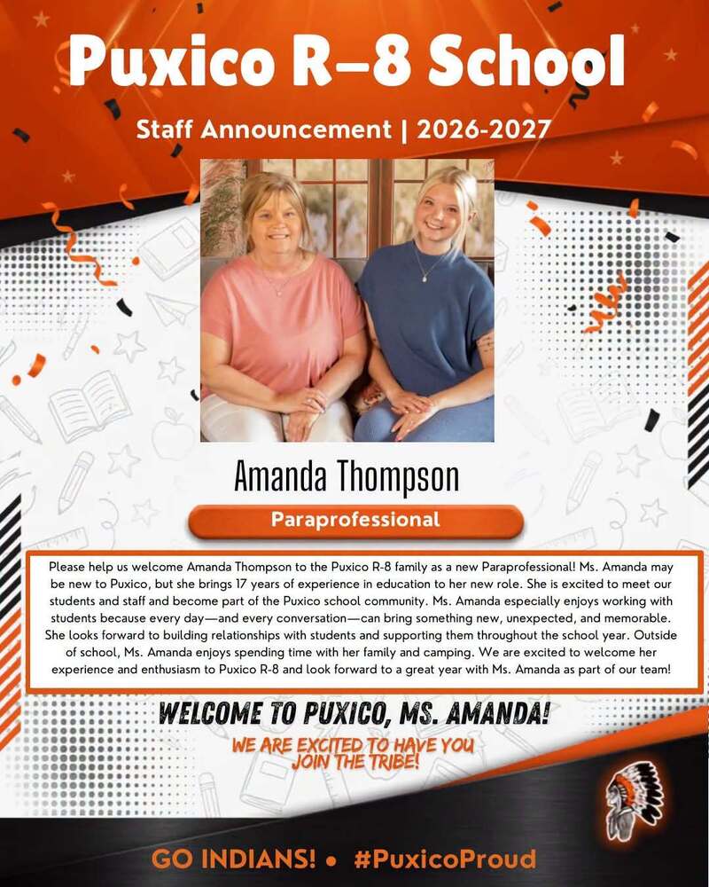 Welcome to the Tribe Ms. Amanda!