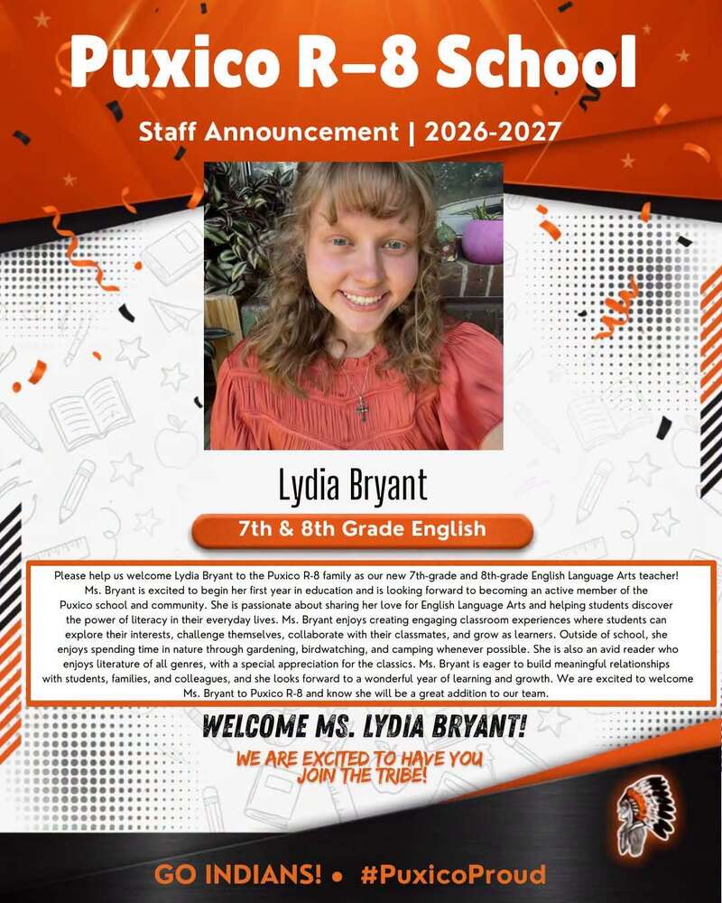 Welcome to the Tribe, Ms. Bryant!