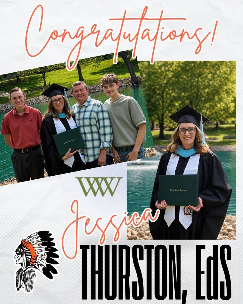 Congratulations Jessica Thurstion