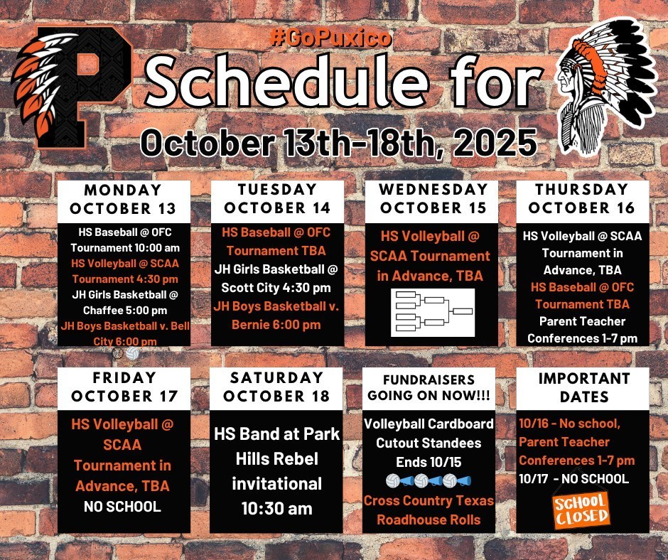 Weekly Schedule