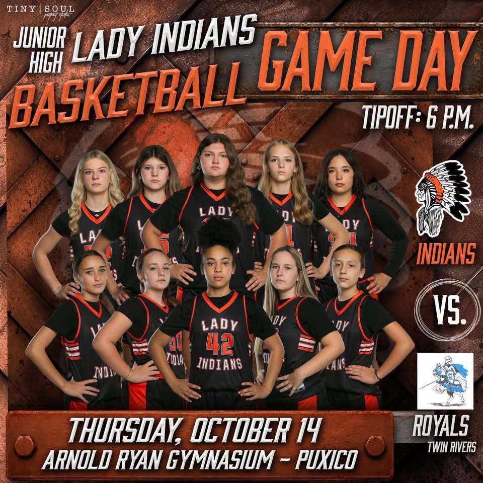 Hey Puxico Students… Wear orange and get in free tonight! Doors open at 5:30!