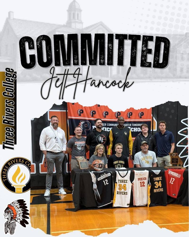 Jett Hancock signs up to play at TRCC
