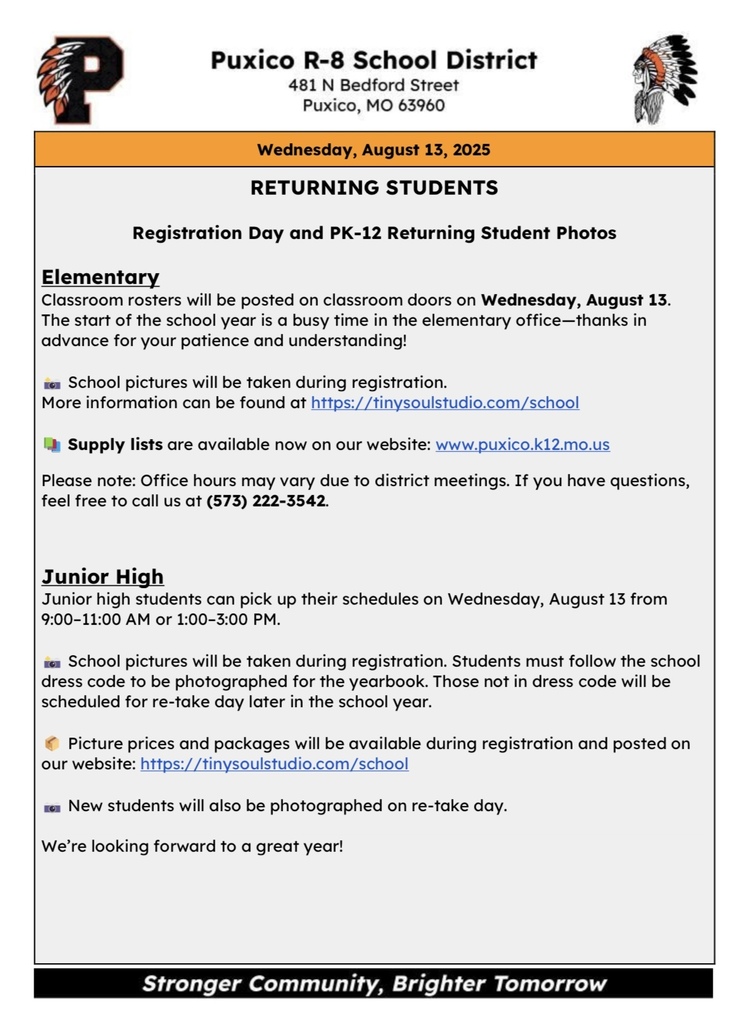 Returning Students