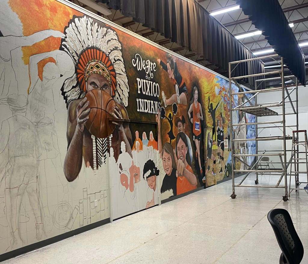 Puxico Spirit of the School Mural