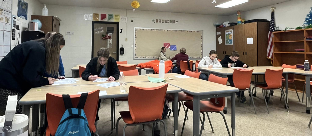 Mrs. Smothers’ 6th grade Social Studies Classes worked at stations, and in groups, while reviewing for their upcoming final. In the stations the students had to put the United States back together, after they were dismantled by “The Wet Bandits,” the Scrooge mixed up all of the states and capitals, and the kids had to rhyme like Dr. Suess’ making a story using the names of states and capitals.