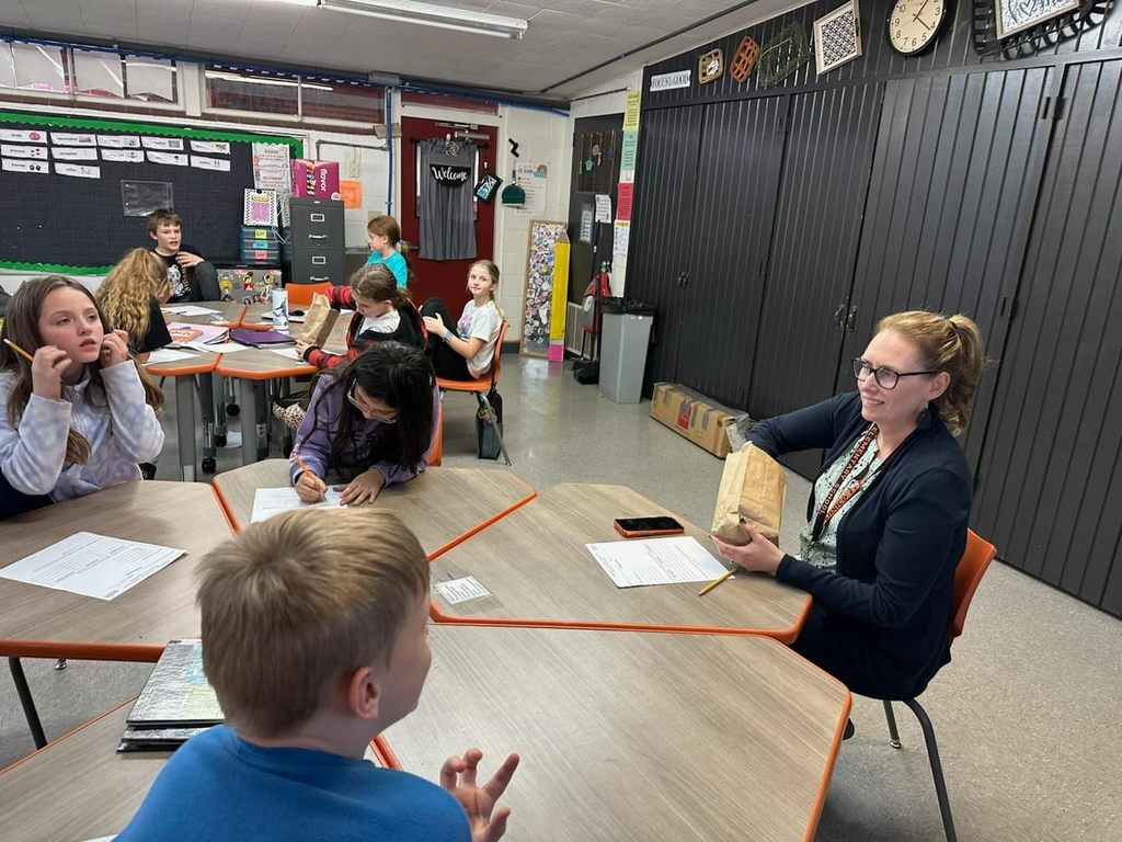 Our 4th grade students had a blast exploring their five senses today