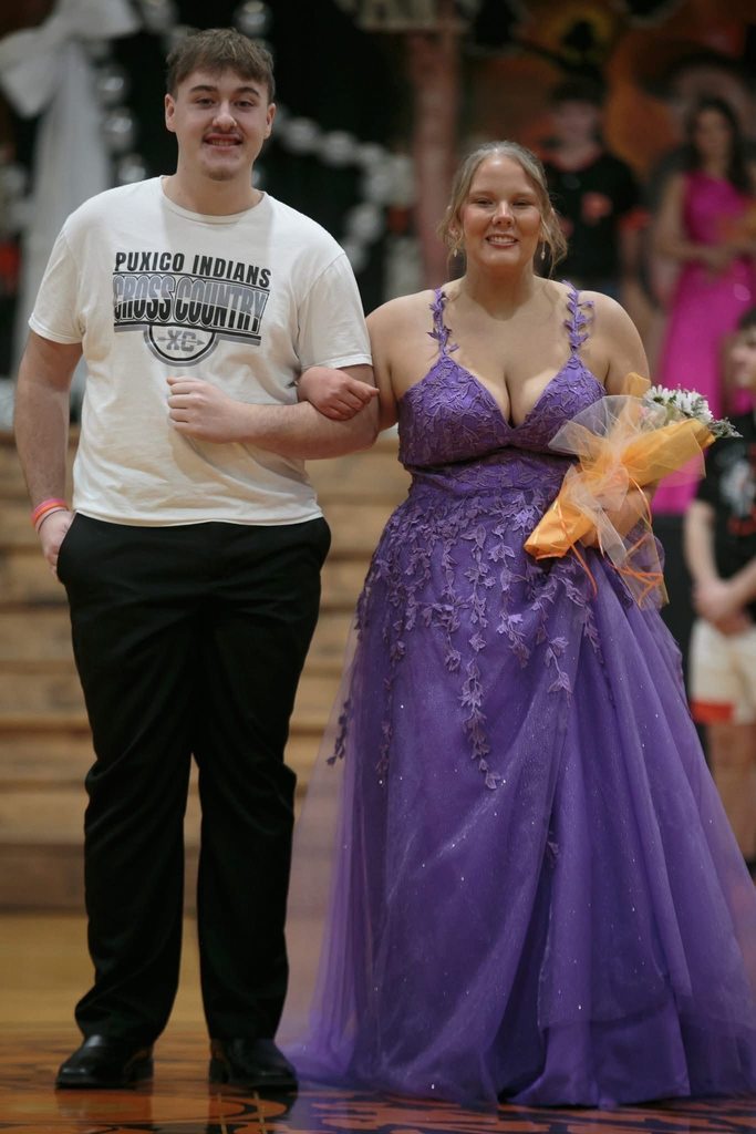 Congratulations to the 2026 Puxico Homecoming King, senior Landan Burchard, and Homecoming Queen, junior Maddison Camden! We also want to recognize our retiring royalty, 2025 Homecoming King, Grant McMillan, a junior class member, and 2025 Homecoming Queen, Laney Porter, a proud Puxico High School graduate, for representing Puxico so well. Landan and Maddison were crowned Friday, January 18, following the Puxico vs. Greenville basketball contest. A big thank you to Tiny|Soul Photography for capturing these special moments!  Included are pictures of our other homecoming candidates and runner for the evening.