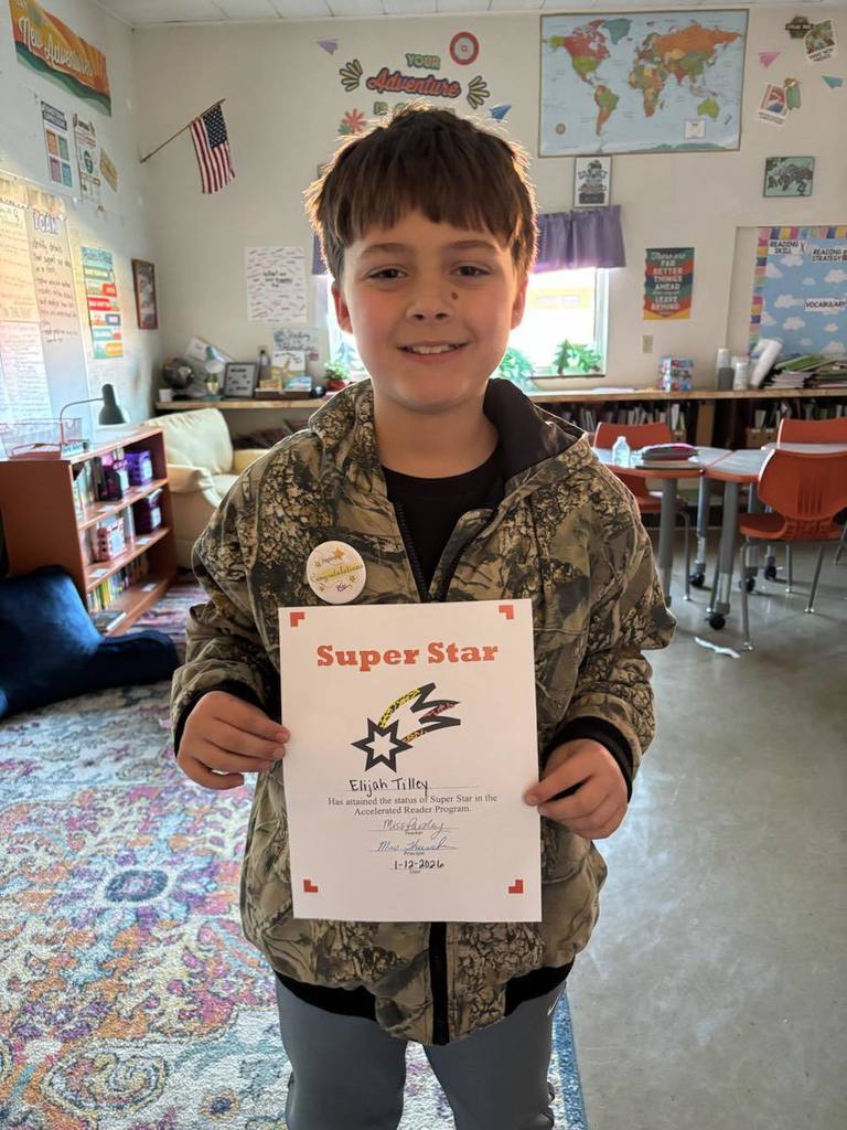 Congratulations to these students for meeting their reading goals! We are so proud of you! 