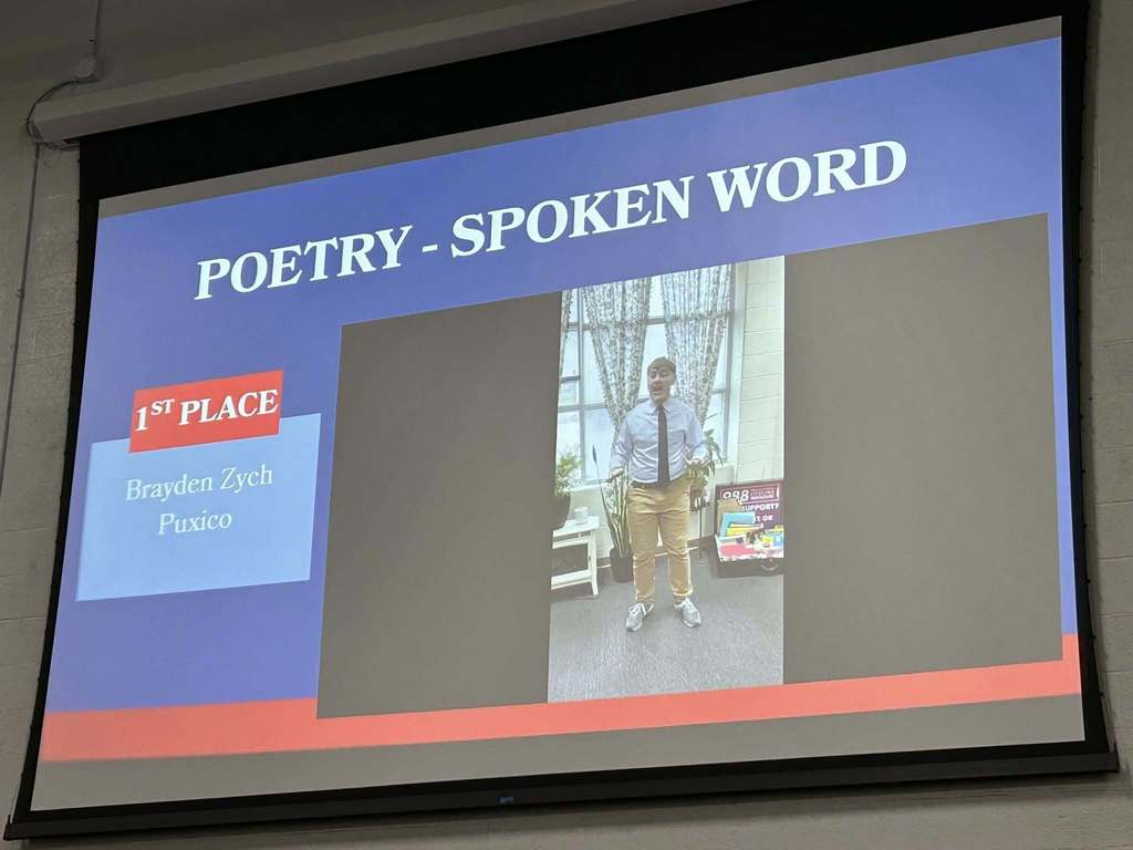Congratulations to Brayden Zych on an amazing showing at this year’s state CDC! He placed FIRST in Poetry-Spoken Word, AND he earned the Southeast Representative State Officer position. We’re all so proud of you, Brayden!