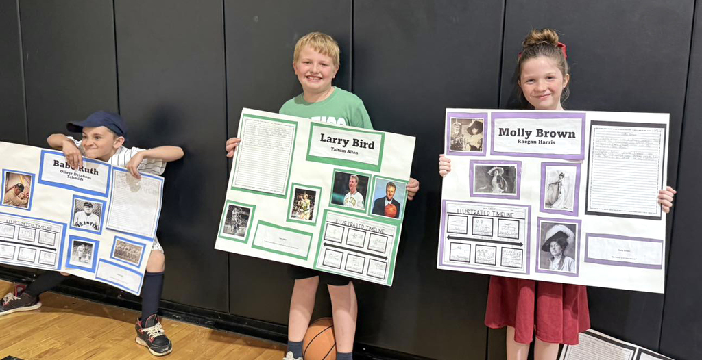 Our 2nd graders brought history to life with their very own Living Wax Museum! 🖤🧡 Students researched historical figures and teamed up with our 4th graders to create speeches and posters. They proudly presented their projects to the entire elementary school and then wowed our community with an evening performance! We are incredibly proud of the hard work, confidence, and collaboration these students demonstrated. What an amazing learning experience! A big THANK YOU to our 2nd grade teachers for creating such a meaningful and engaging opportunity for our students. 👏 Great job, everyone!