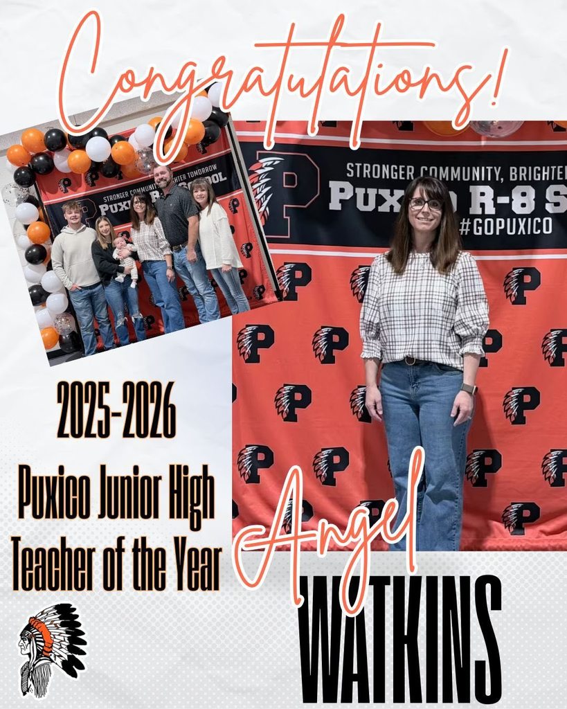  Angel Watkins – Junior High Teacher of the Year Our Junior High ELA teacher who challenges students to grow academically while making a positive impact far beyond the classroom