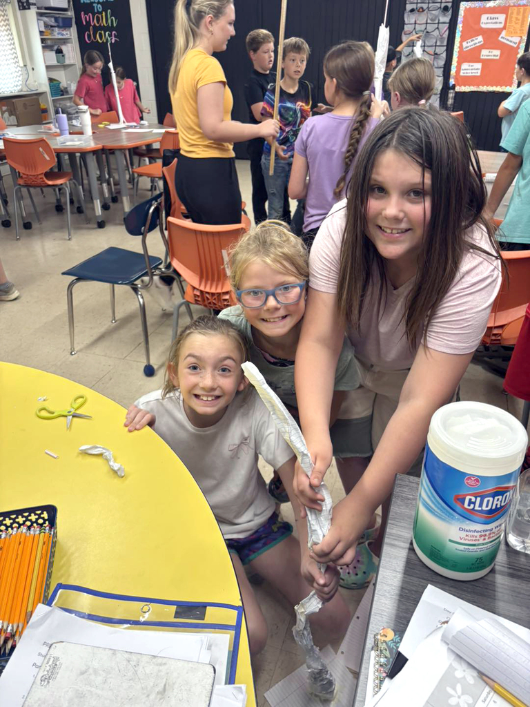 Our fourth grade summer school students had a blast participating in the tall tower competition.