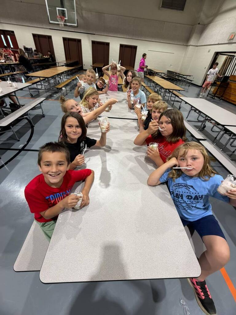 Yogurt Parfait Day in 3rd Grade cooking class