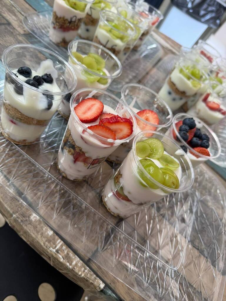 Yogurt Parfait Day in 3rd Grade cooking class