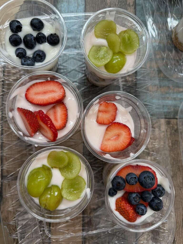 Yogurt Parfait Day in 3rd Grade cooking class