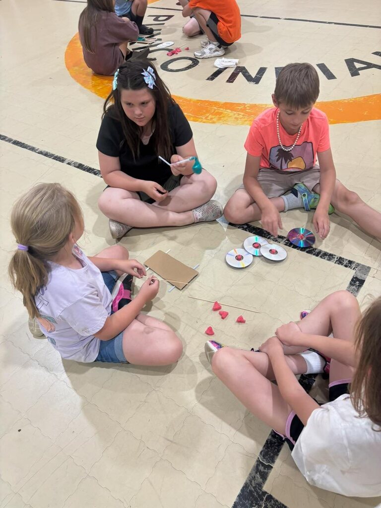 Students learned how to engineer and build their own balloon-powered cars.