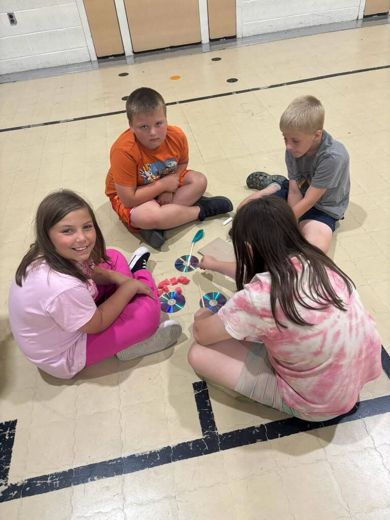 Students learned how to engineer and build their own balloon-powered cars.