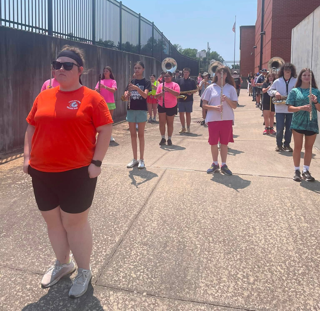 Band Camp - Day 3. We are incredibly proud of the hard work and positive attitudes of these students.