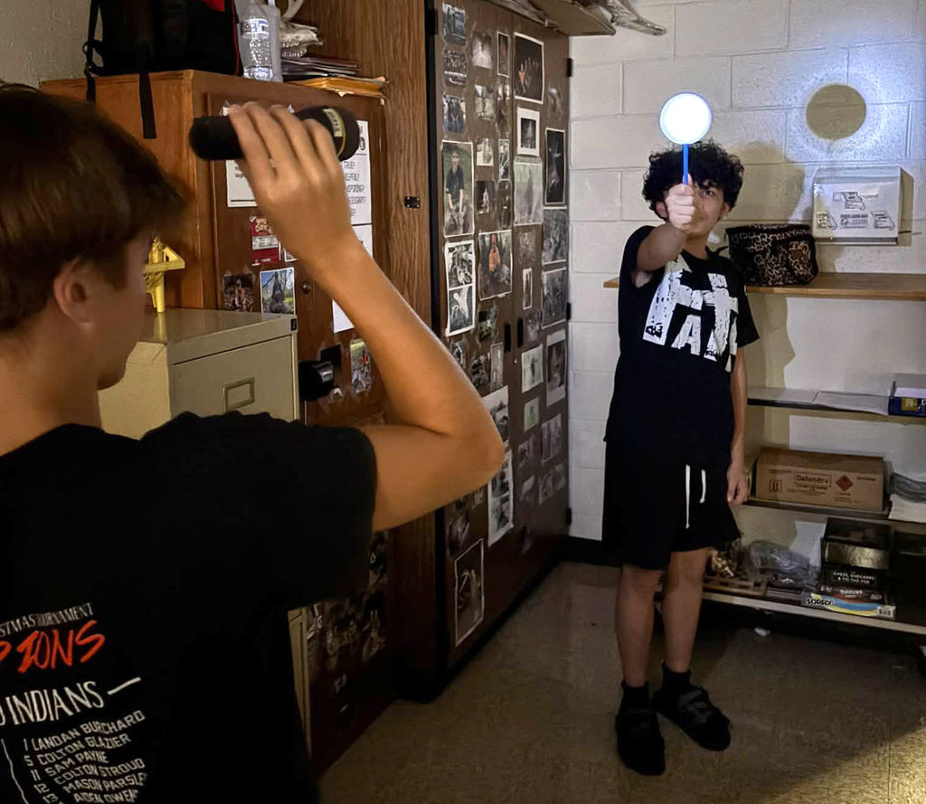 Check out Mr. Davis 8th Grade science class discovering the different moon phases!