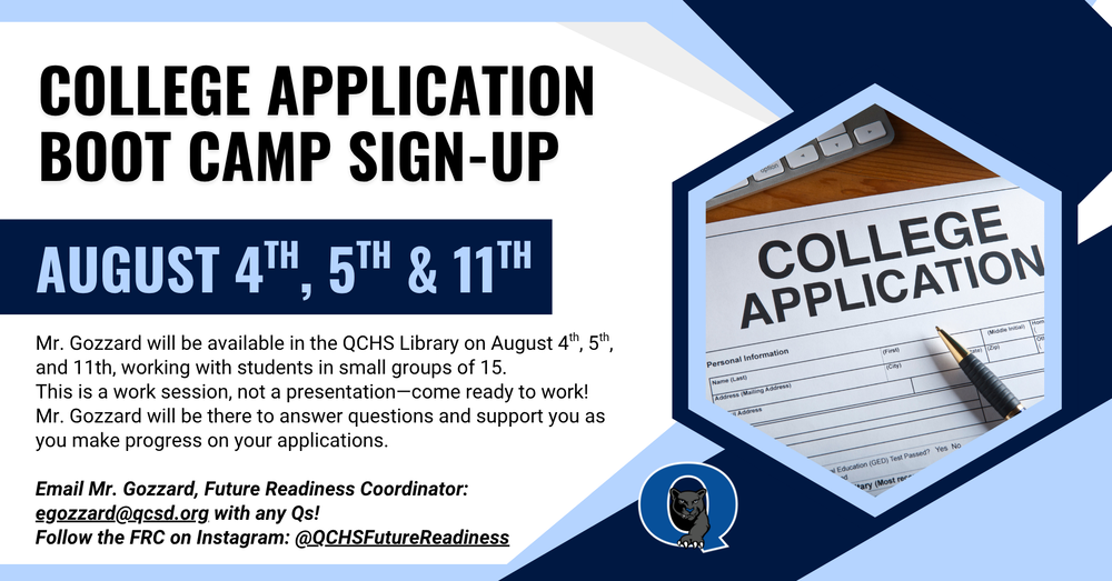 College Application Boot Camp