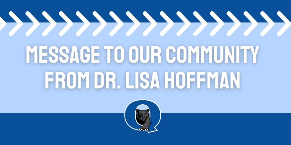 Message to our community from Dr. Lisa Hoffman