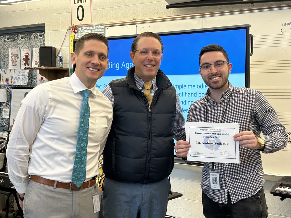 Congratulations Mr. Sedlacsik