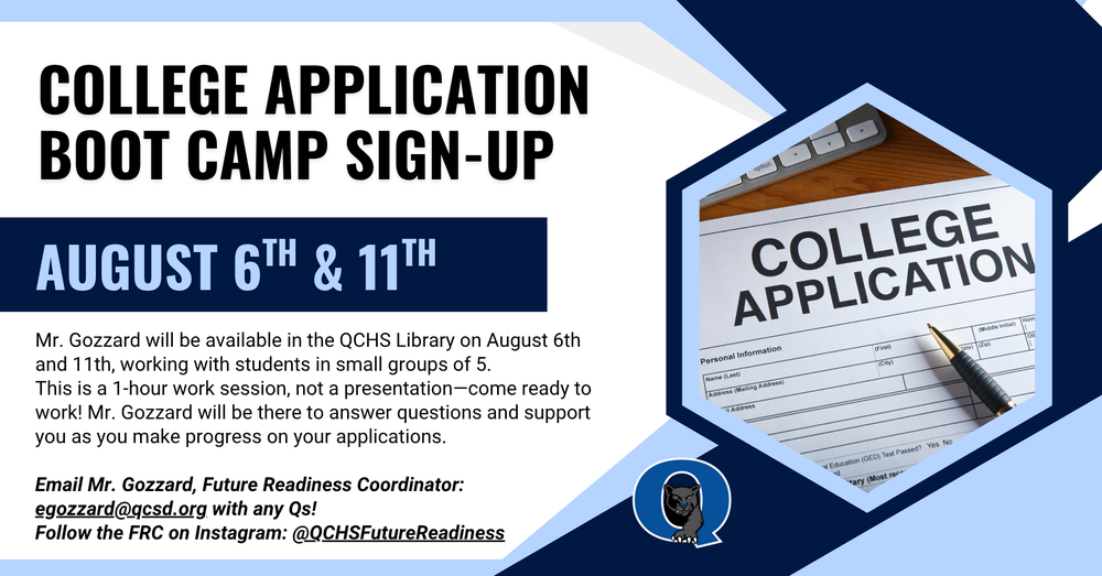 College Application Boot Camp