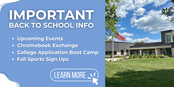 Important Back to School Info