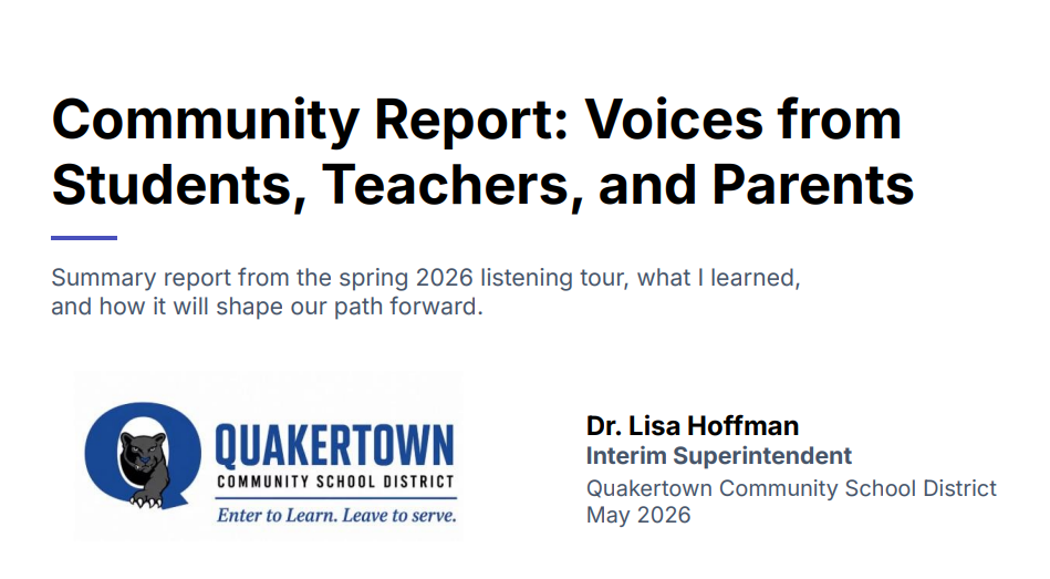 Community Report: Voice from Students, Teachers and Parents