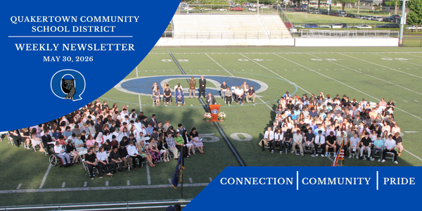 QCSD Weekly Newsletter - May 30,  2026