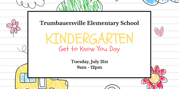 Kindergarten Get to Know You Day