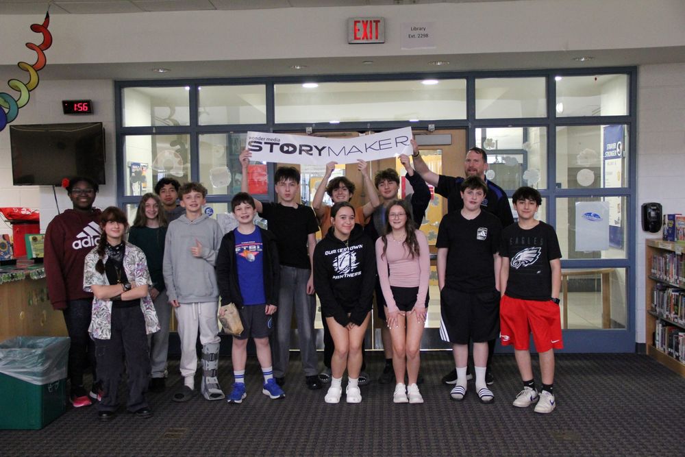 This week, students from our Strayer Storymaker class shared their completed projects with a “Film Festival” and kickoff of their new YouTube Channel. Students enjoyed popcorn and had a chance to view each other’s work.