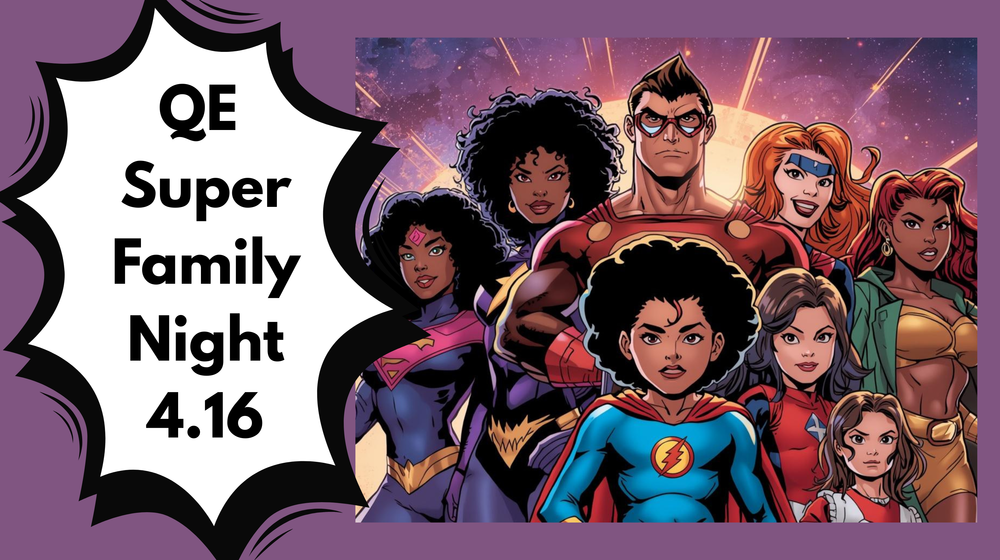 Get ready for a super-powered evening of learning and fun at our Title I Super Family Night! This year’s theme revolves around superheroes and we invite all of our families to join us as we celebrate learning together. During this exciting event, families will visit interactive stations focused on literacy, math, and art; where students can build their skills alongside their grown-ups. You’ll discover simple, effective strategies to support learning at home, while your child enjoys hands-on activities. Come dressed as your favorite superhero, wear a superhero shirt (optional), and be ready to save the day with your amazing learning powers! There will be refreshments, games, prizes, and resources for families to take home. Together, we can empower children to be heroes in their own learning journey. We can’t wait to see you there! Invitations will come home with your child this week. Please RSVP by April 8th. Click here to view our family invitation!