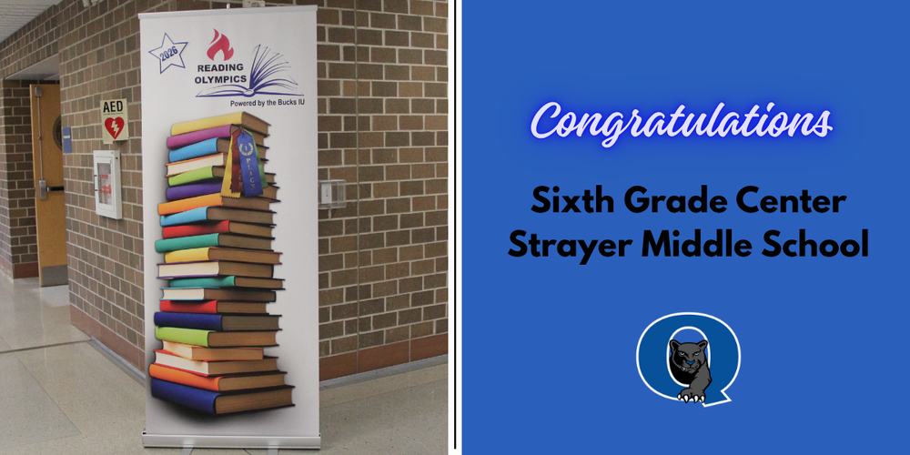 Congratulations Sixth Grade Center and Strayer Middle School students for competing in the Reading Olympics