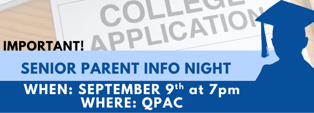Senior Parent Night - 9/9