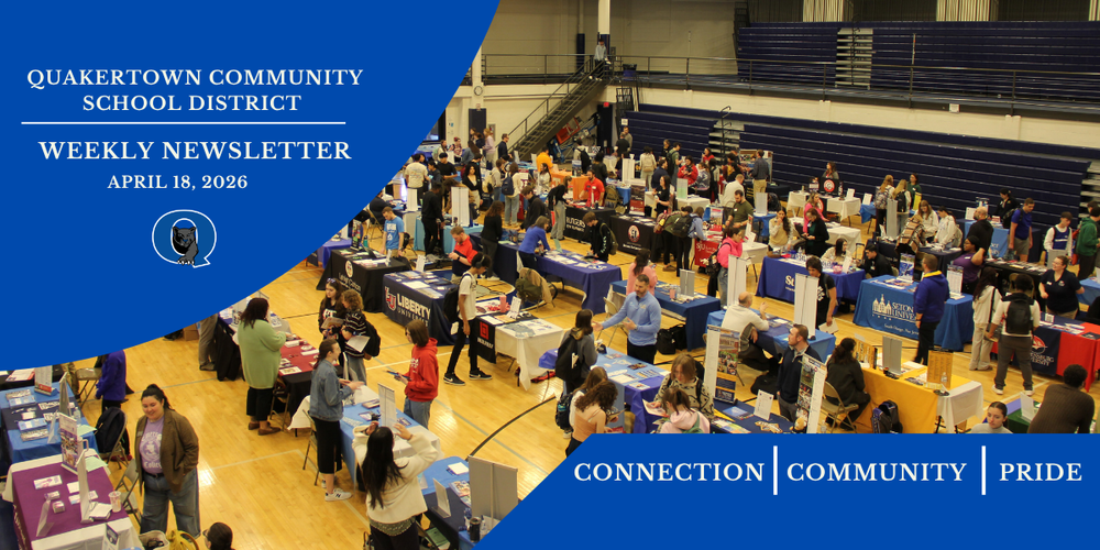 QCSD Weekly Newsletter - Week of April 18