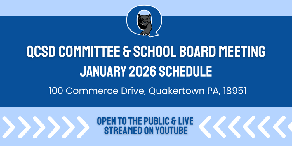 January 2026 Committee and School Board Meetings