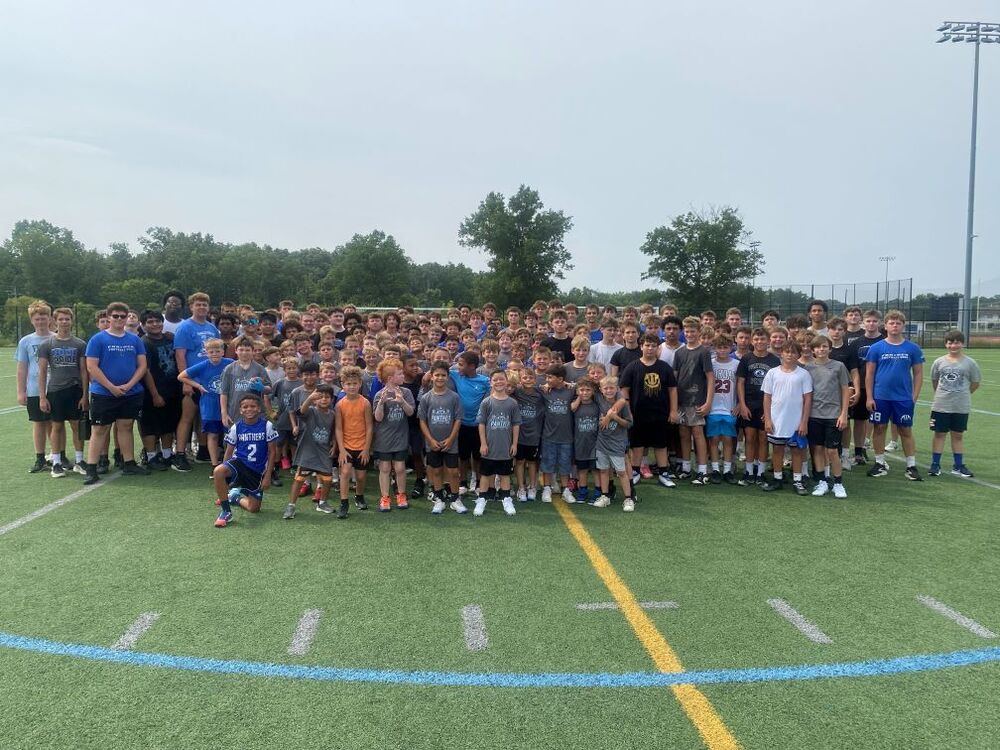 Youth Football Camp Group Photo