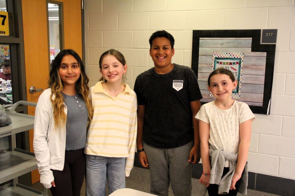 Pfaff Fifth Grade Service Project Leadership team