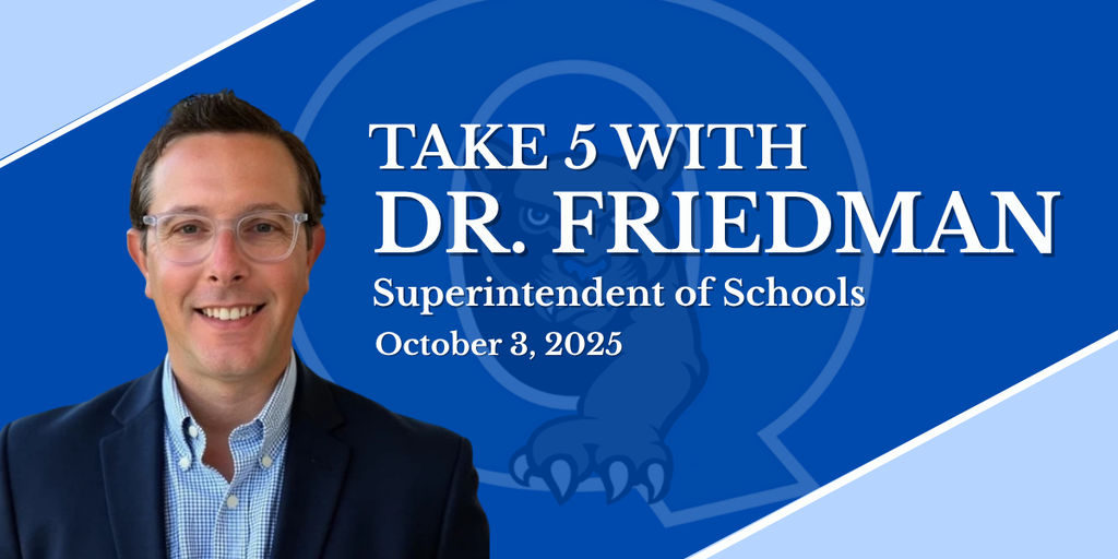 Take 5 with Dr. Friedman - October 3 Edition