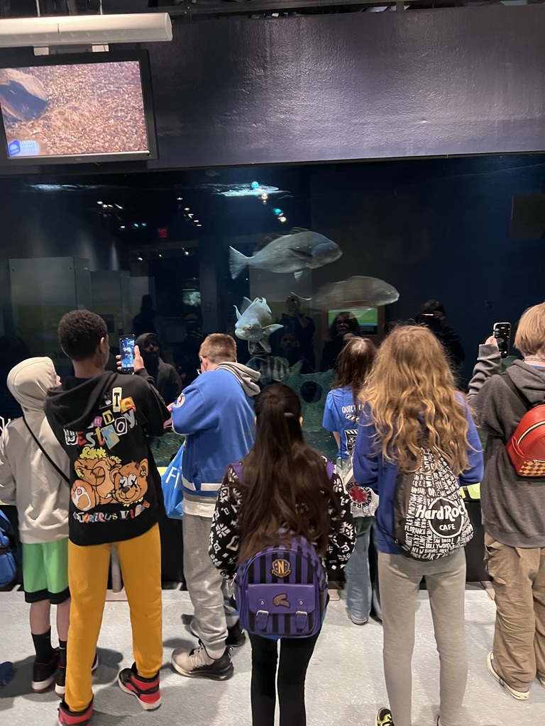 Last week, students at the Sixth Grade Center visited the Liberty Science Center in New Jersey! Students enjoyed the state of the art planetarium, the Infiniti climber, and seeing a replica skeleton of the infamous Tyrannosaurus rex “Sue” - the most complete adult Tyrannosaurus rex skeleton ever discovered. ￼Students also mentioned getting to see other prehistoric superstars like a triceratops skull and experiencing what Sue’s breath might have smelled like, as well as prehistoric flowers! An amazing trip, for our amazing students.