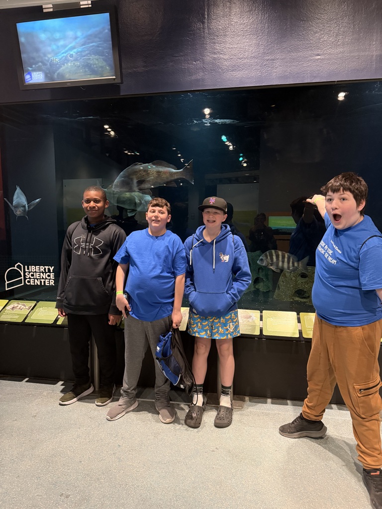 Last week, students at the Sixth Grade Center visited the Liberty Science Center in New Jersey! Students enjoyed the state of the art planetarium, the Infiniti climber, and seeing a replica skeleton of the infamous Tyrannosaurus rex “Sue” - the most complete adult Tyrannosaurus rex skeleton ever discovered. ￼Students also mentioned getting to see other prehistoric superstars like a triceratops skull and experiencing what Sue’s breath might have smelled like, as well as prehistoric flowers! An amazing trip, for our amazing students.
