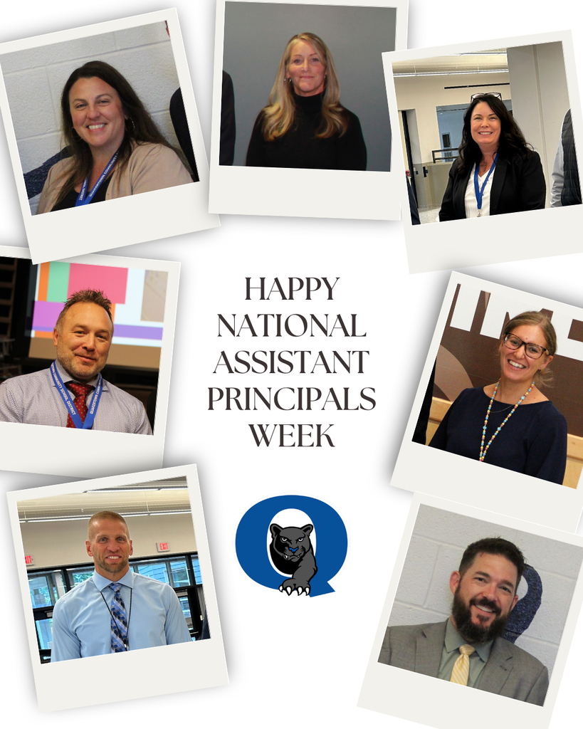 This week, we want to thank our amazing QCSD Assistant Principals from across the district: Dr. Monica Kenyon, Assistant Principal, Pfaff Elementary & Neidig School Mr. Adam Smith, 8th Grade House Principal, Strayer Middle School Ms. Jaime Maddon, 7th Grade House Principal, Strayer Middle School Ms. Helen Conroy, Class of 2026 House Principal, Quakertown Community High School Ms. Kelly Lannutti, Class of 2027 House Principal, Quakertown Community High School Mr. Michael Bolinsky, Class of 2029 House Principal, Quakertown Community High School Dr. Jason Magditch, Class of 2028 House Principal, Quakertown Community High School From mentoring future school leaders to fostering inclusivity in our school communities, we are grateful for your dedication to our students, staff, and parents. Thank you for shaping our school culture and fortifying our entire school community from the inside out! Today, and every day, we thank our assistant principals for their unwavering commitment to our students and schools.
