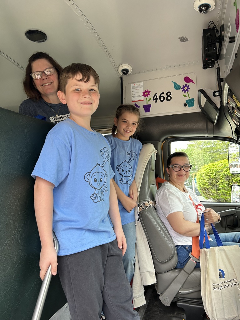 WE LOVE OUR QE BUS DRIVERS & AIDES!  On Tuesday, April 28th, members of the QE 5th Grade Leadership Squad surprised our amazing bus drivers and aides with a goodie bag to celebrate and thank them for all they do! Happy School Bus Driver Appreciation Day, and great job Leadership Squad! 🩵