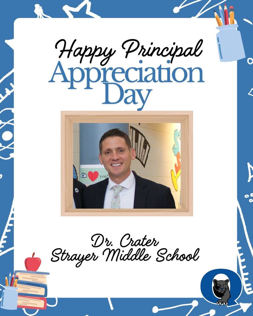Happy Principal Appreciation Day, Dr. Crater!