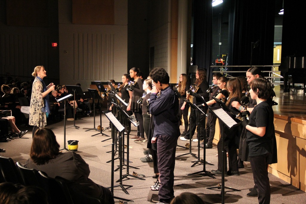 Sixth Grade Center Ringers perform at their Spring Concert on 5.11.26