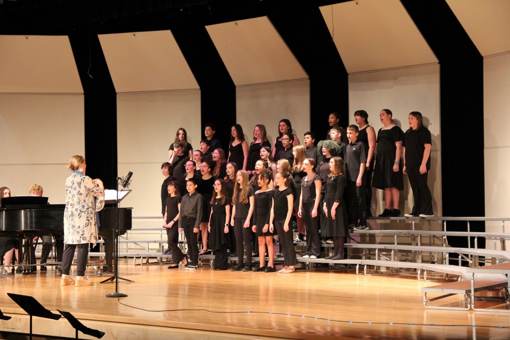 Sixth Grade Center Singers perform at their Spring Concert on 5.11.26